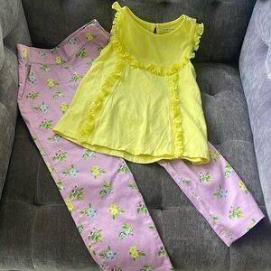 EUC (washed but never worn) Janie and Jack set